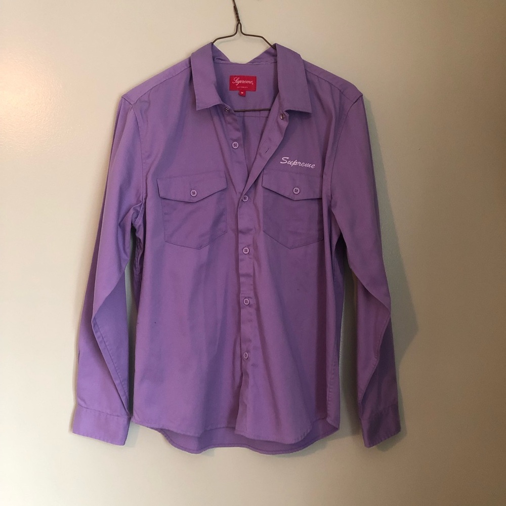 💜 SOLD 💜 Supreme Waste Work Shirt
